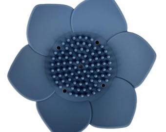 Lotus Silicone Shower Steamer Tray: Soap Dish