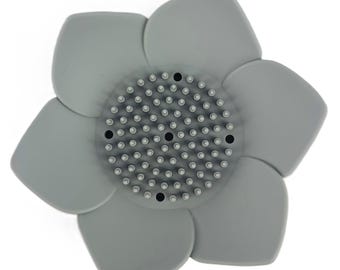 Lotus Silicone Shower Steamer Tray: Long Lasting Soap Dish
