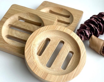 Bamboo Tray - For Shower Steamers, Soap & More
