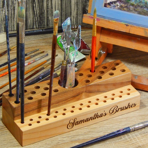 Corner Paint Brush Holder Etsy