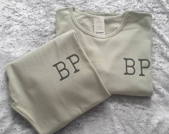 Personlised womens lounge sets, personalised clothes,  tracksuit, initial lounge set, birthdays, lounge wear