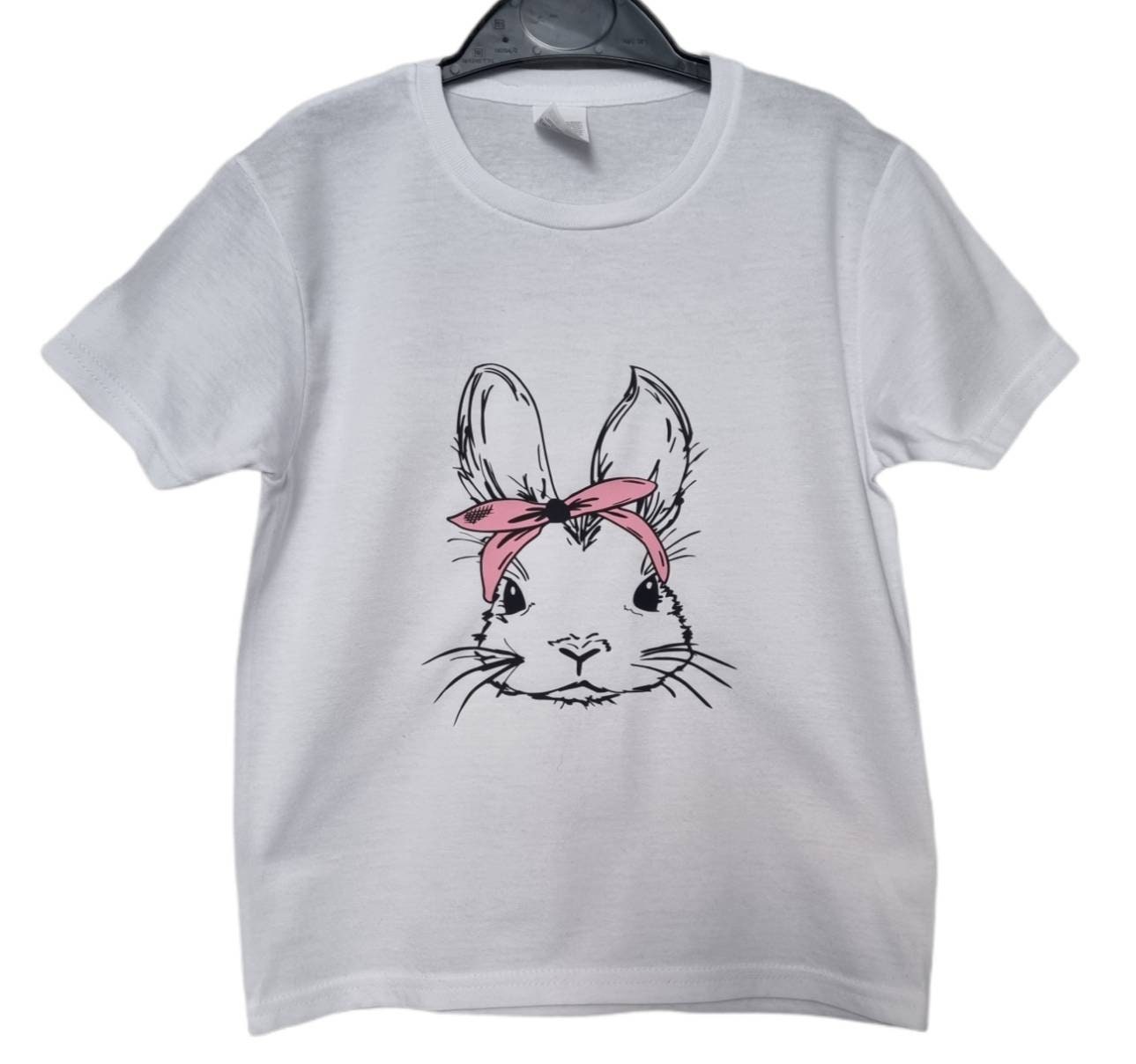 Bunny t shirt, cute bunny top, girls bunny t shirts, rabbit clothing