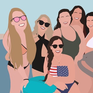 Custom Minimalist Illustration - Digital Download