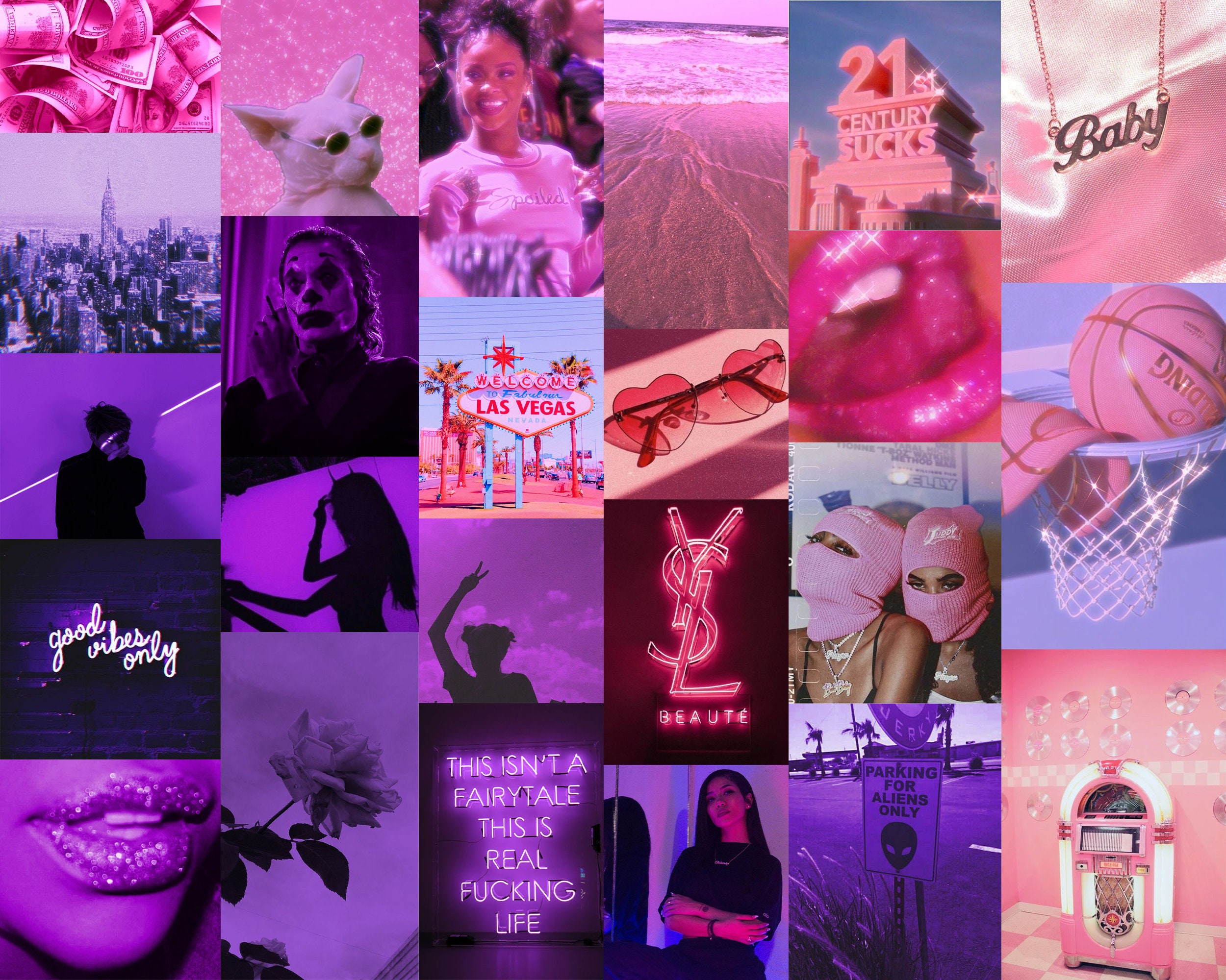 Cosmos Purple Aesthetic Collage Kit 52 Images Pink Purple Etsy Canada Cosmos Purple Aesthetic Collage Kit 52 Images Pink Purple Etsy Canada