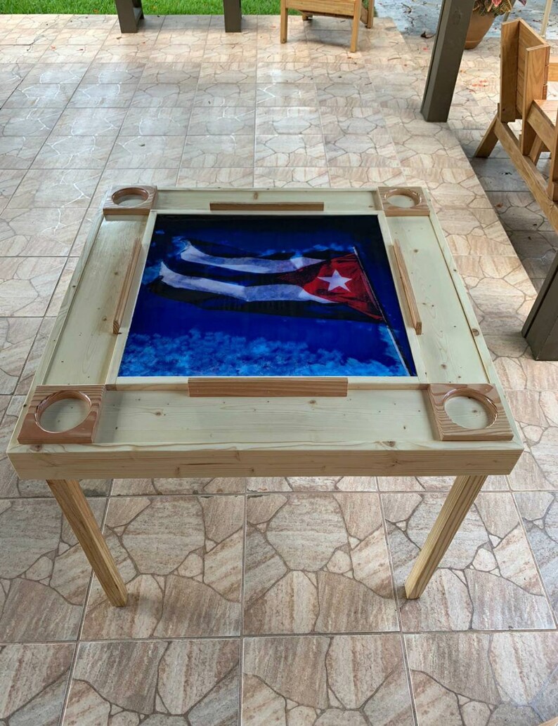 Domino Table Made of Wood With Folding Legs. CAN BE Etsy UK