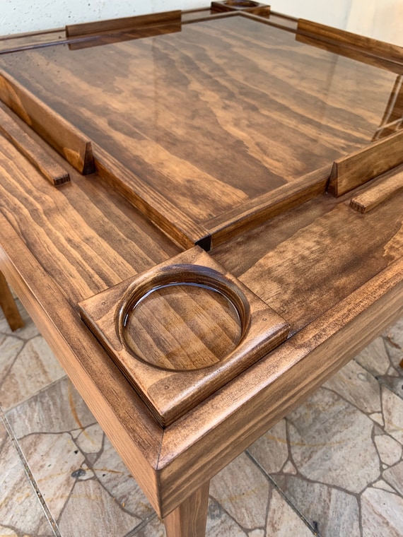 Wood domino table deals