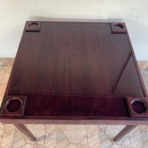 Wood Game Table with folding legs!!!!!Made in USA.