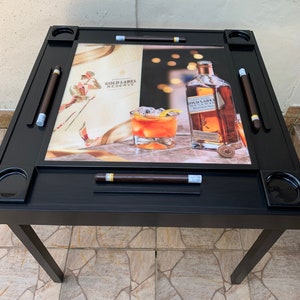 Big Wood Domino Table 36x36, folding legs.  Handmade in USA