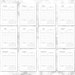 Printable Month at a Glance Monthly Calendar Minimalist Layout 1 PDF ...