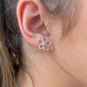 Flower Power Earrings - 925 Sterling Silver