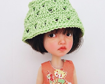 LITACHAN ZORINA Green Flowerpot hat for LitaChan 22cm Zorina