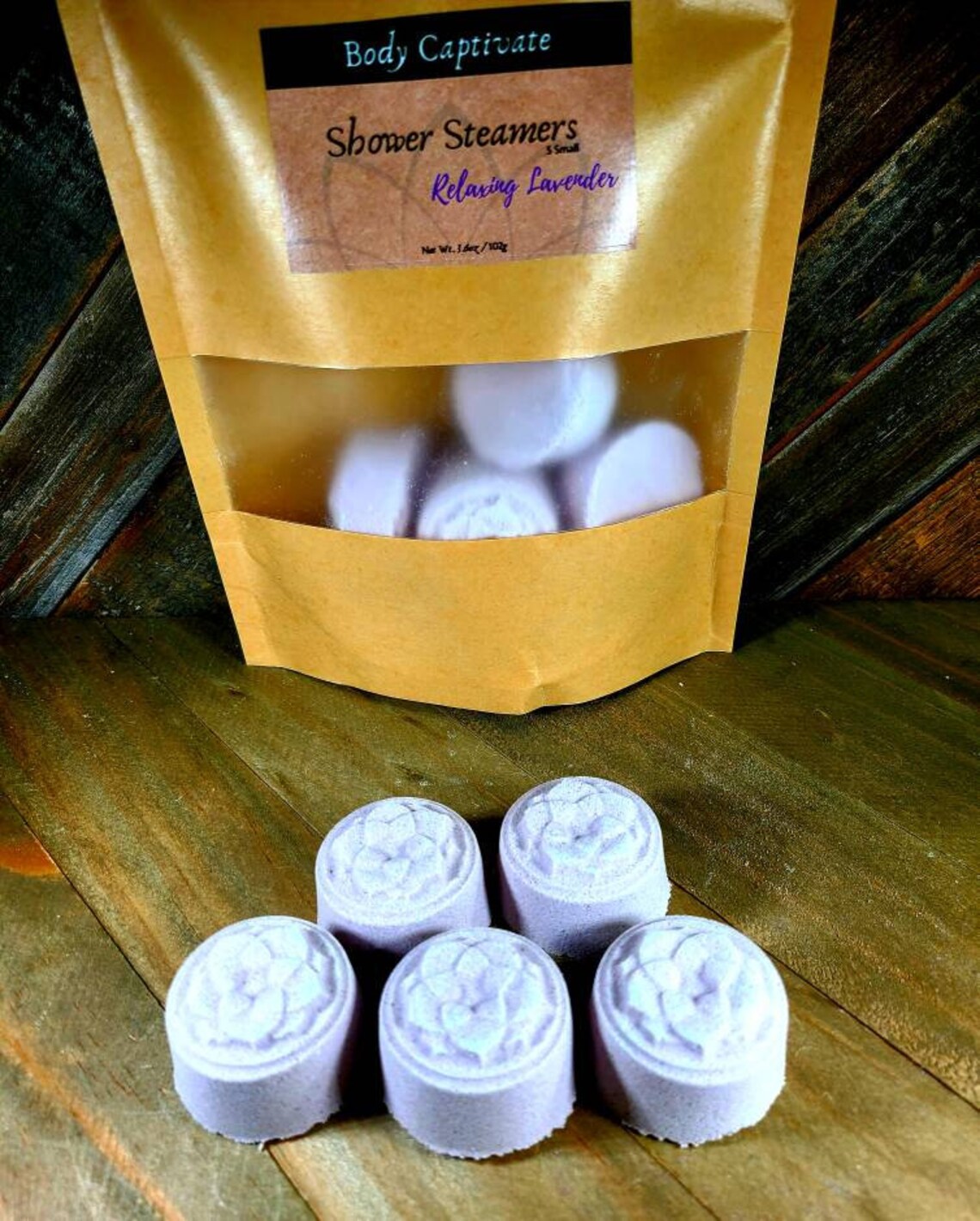 Shower Steamers with a relaxing lavender scent to calm your Etsy