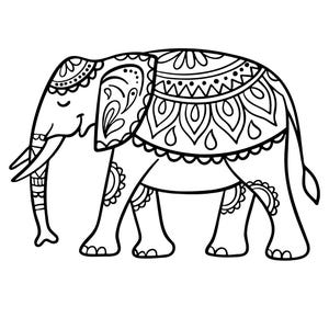 Maiyan Board | Elephant Maiyan Board | Punjabi Wedding| Indian Wedding | Haldi | Rangoli | Desi Wedding | Digital product