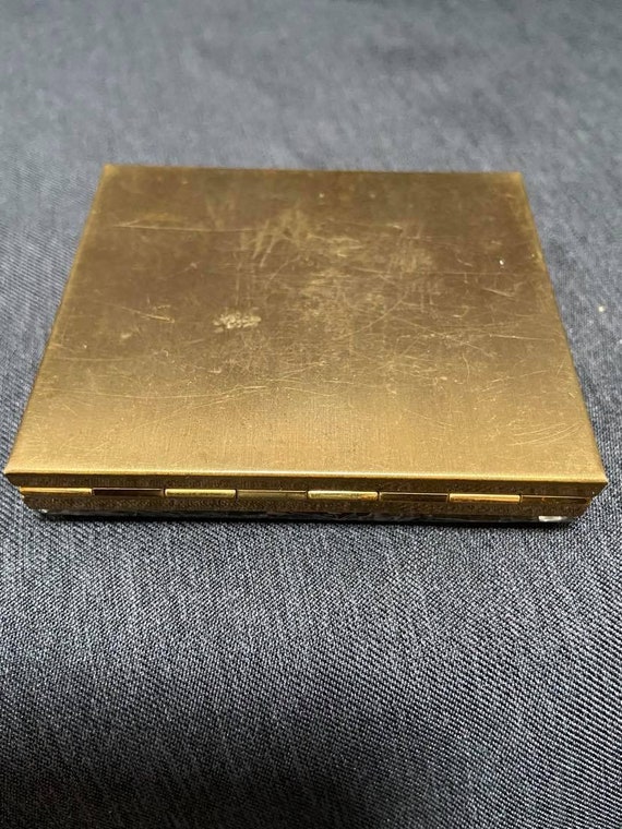 Silver and Gold Mirrored Compact - image 2