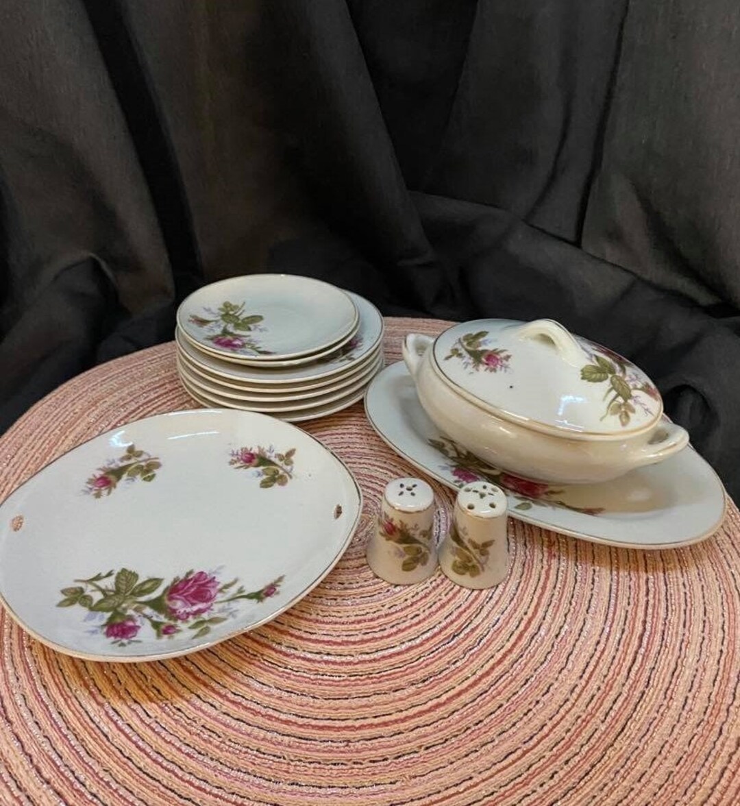 Moss Rose Japan Miniature China - Etsy