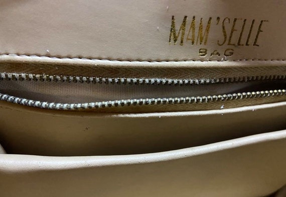 Vintage 1960's Faux Lizard Handbag by Mam'Selle - image 4