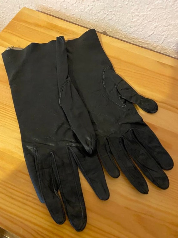 Hand Cut Ladies Leather Gloves - image 2