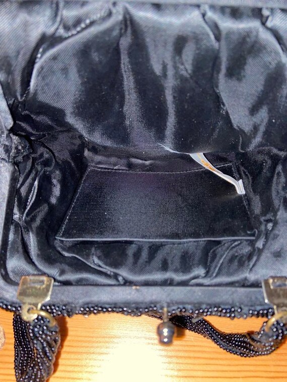 Richere Bag Black Beaded Bag by Walborg - image 5
