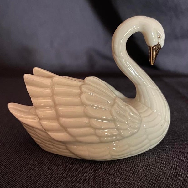 Lenox Swan Figurine Etsy
