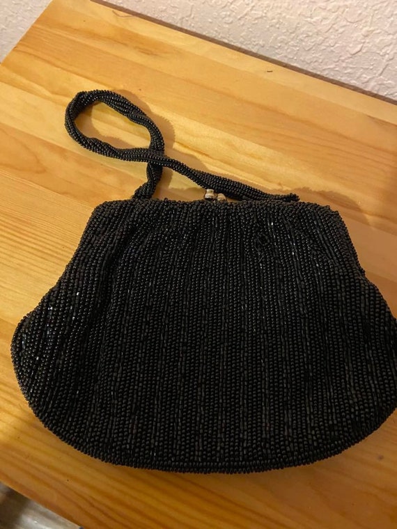 Richere Bag Black Beaded Bag by Walborg Etsy Ireland
