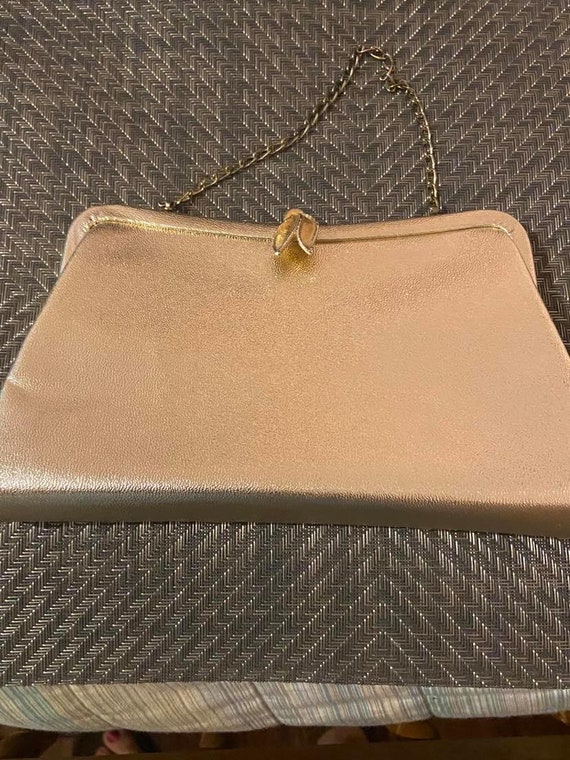 Gold Lame' Evening Bag - image 1