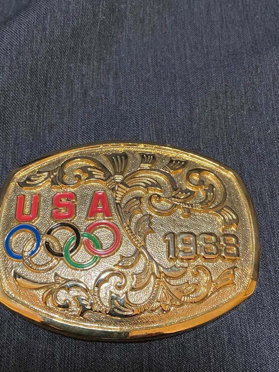 1988 Olympic Belt Buckle