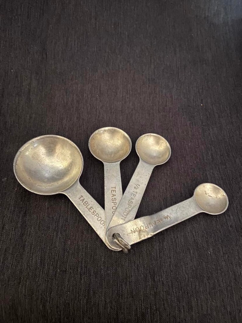 Aluminum Measuring Spoons Etsy
