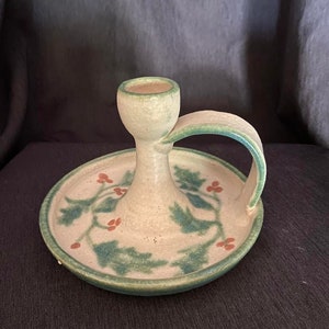 Small House Pottery Handmade Chamber Stick
