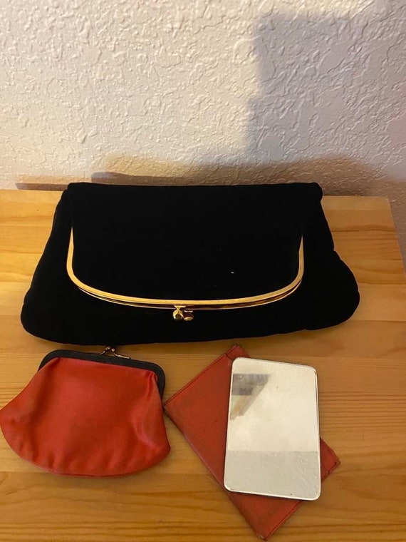 Coblentz Original Black Velvet Evening Bag