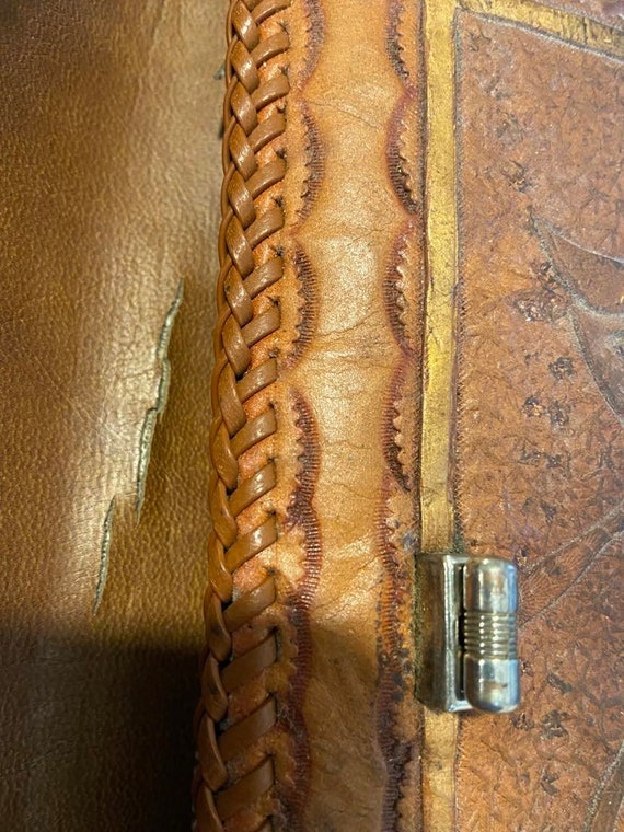 Hand Tooled Leather Wallet - image 4
