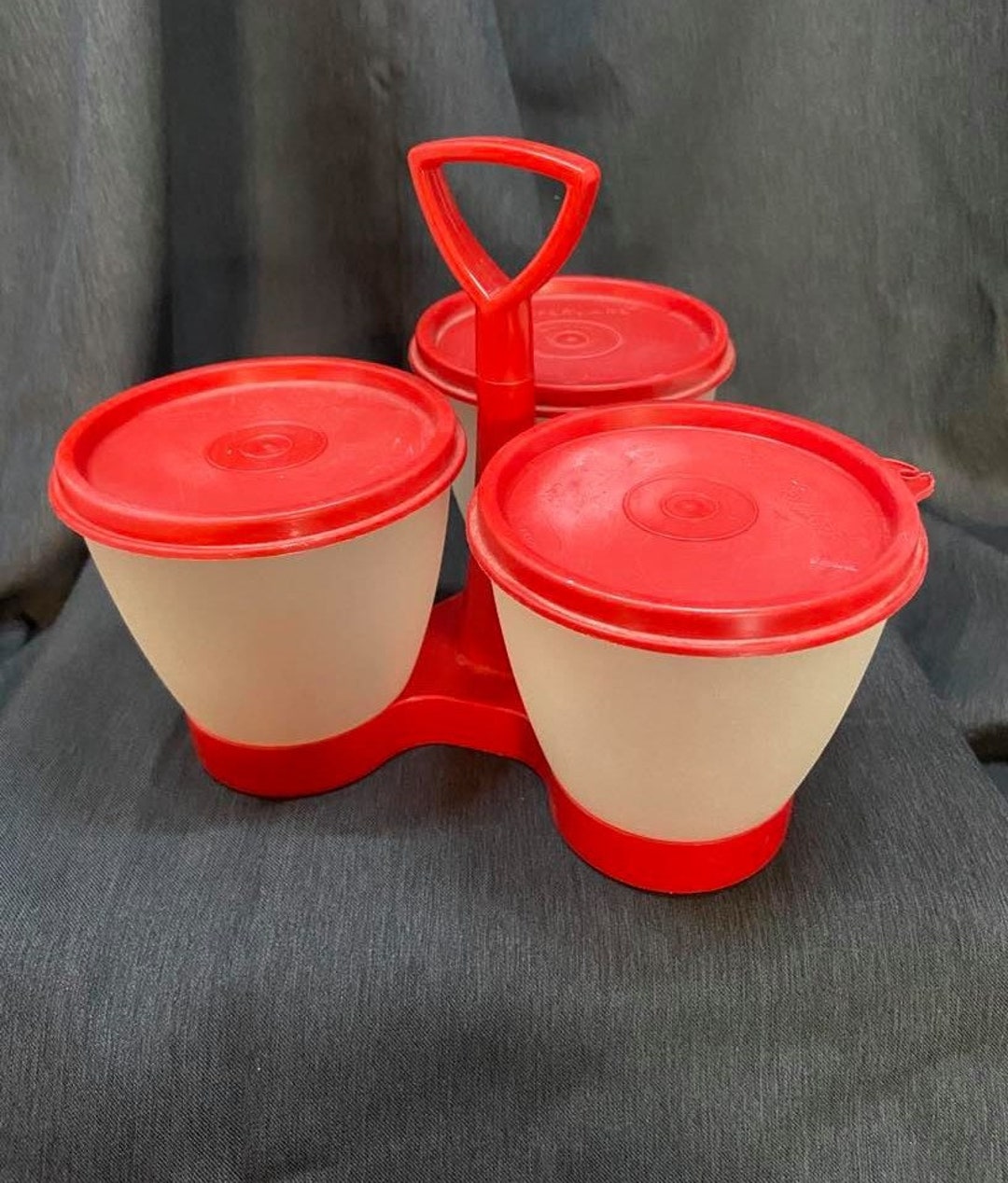 Limited Edition Tupperware Condiment Set Etsy