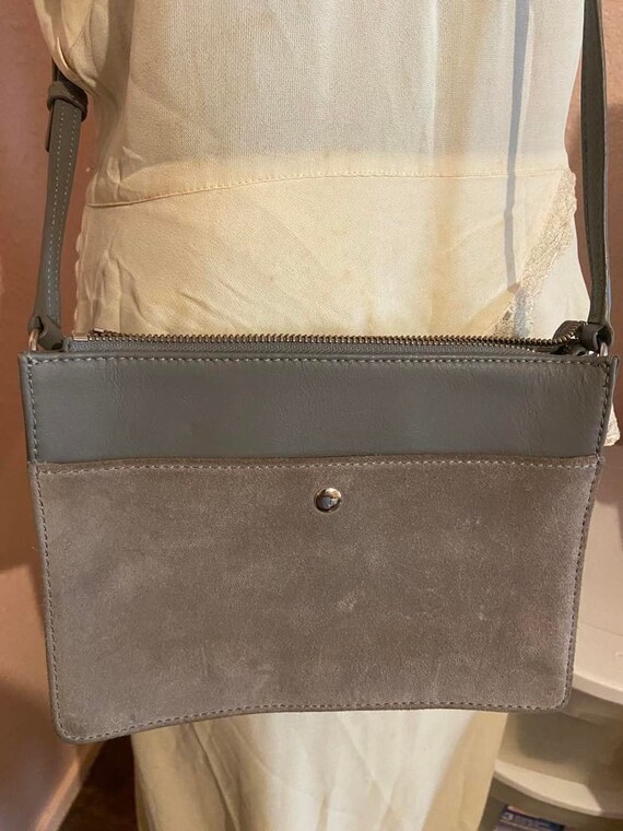 Talbots Leather & Suede Crossbody Bag - image 2