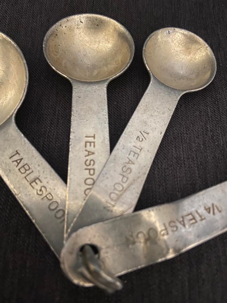 Aluminum Measuring Spoons Etsy