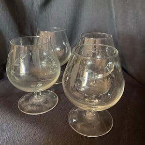 Princess House Crystal Heritage Design Brandy Glasses