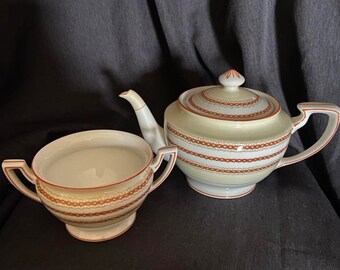 Noritake Personal Size Teapot & Open Sugar Bowl