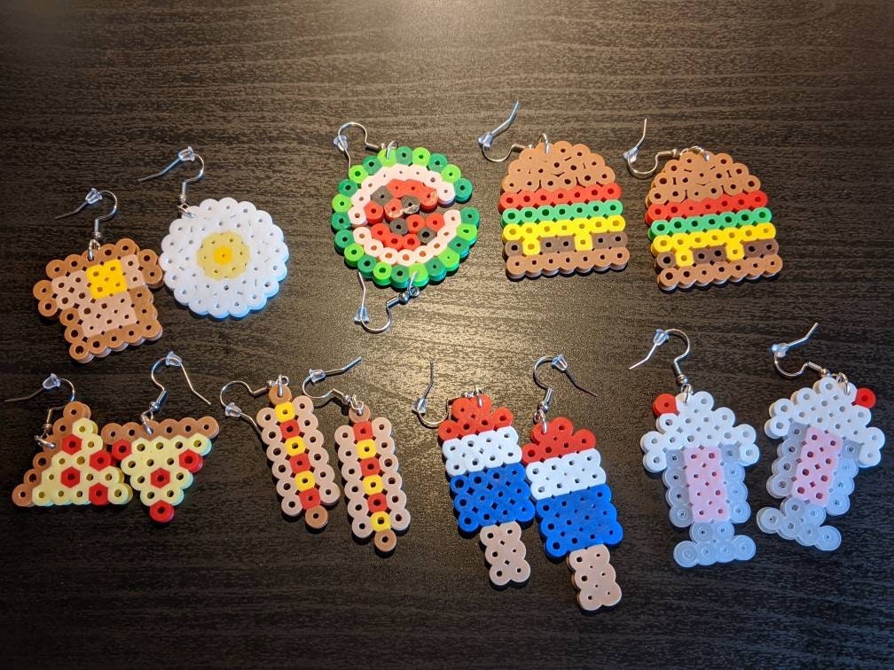Food Perler Bead Patterns Easy Food Bead Art Food Iron Beads