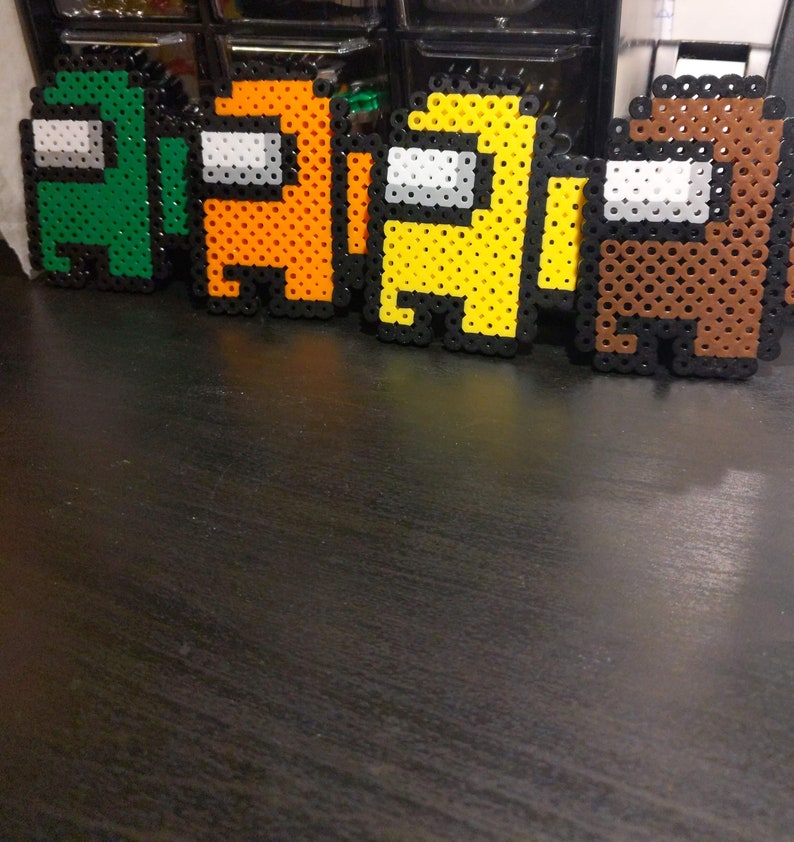 Crewmate Gaming Inspired Fuse Beads or Keychain Etsy