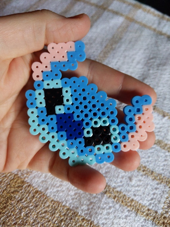 Blue Alien Inspired - Fuse Beads | Keychain or Magnet