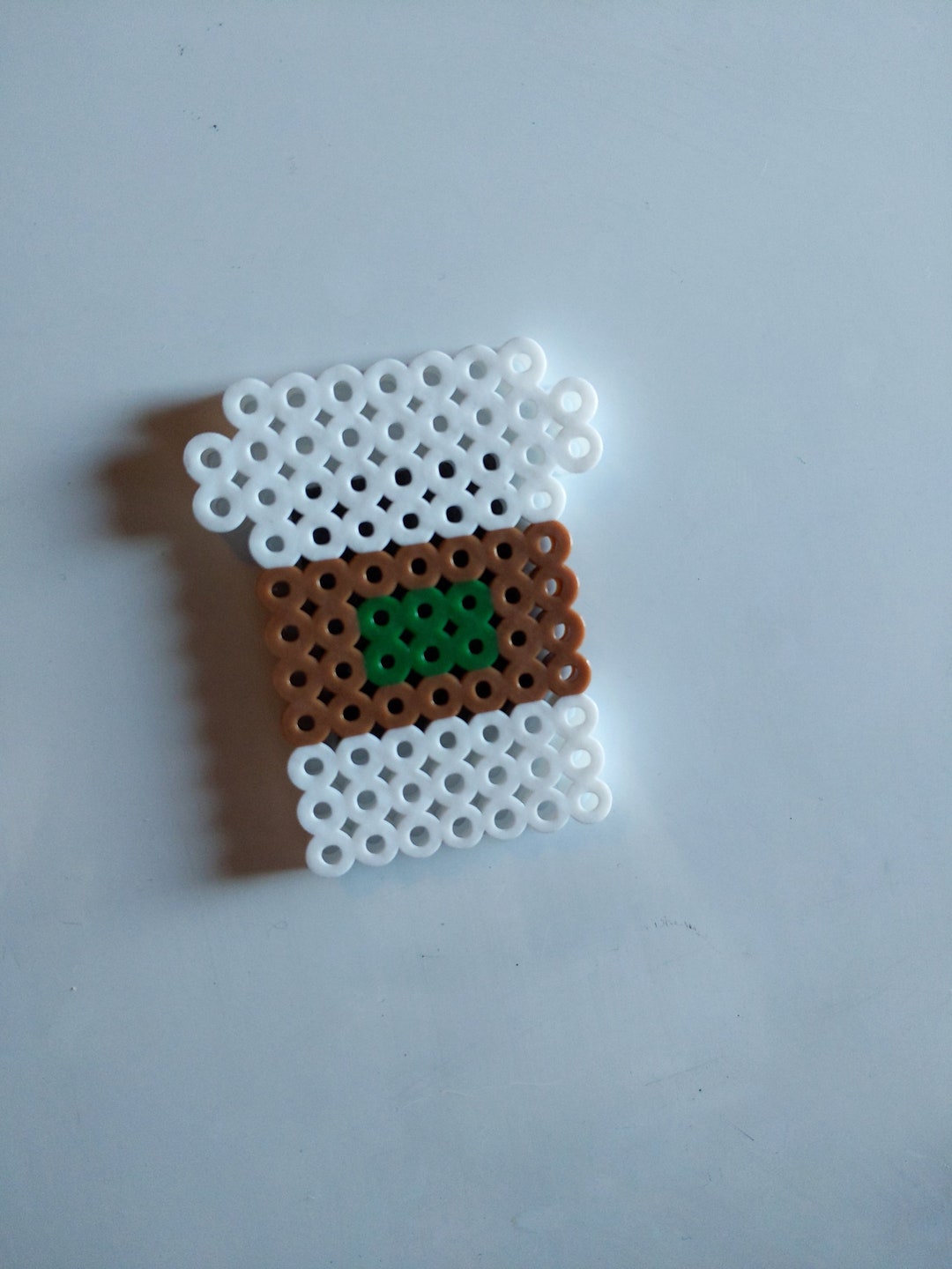 Starbucks Coffee Cup Inspired Fuse Beads Keychain or Etsy