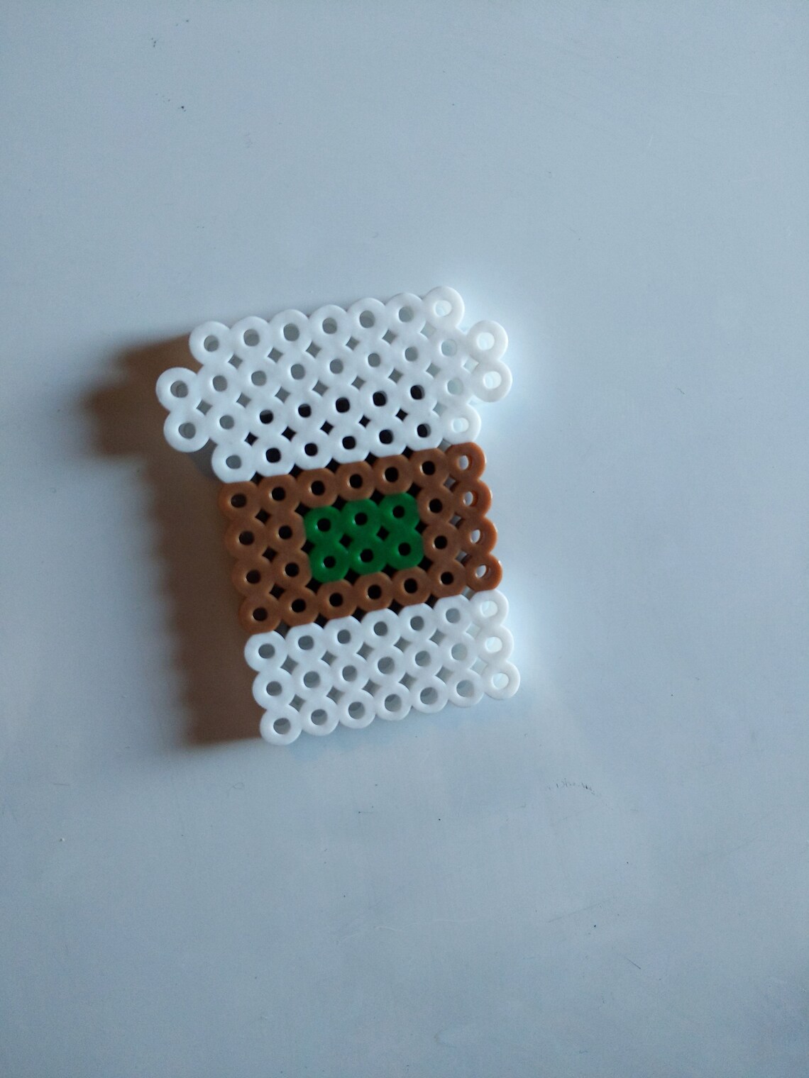 Starbucks Coffee Cup Inspired Fuse Beads Keychain or Etsy