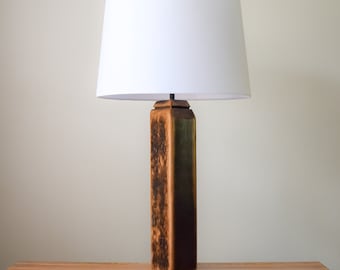 Bourbon Barrel Stave Pillar Lamp