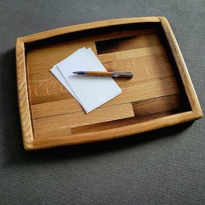 Bourbon Barrel Serving Tray