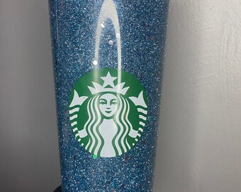 Blue Snow Globe Tumbler