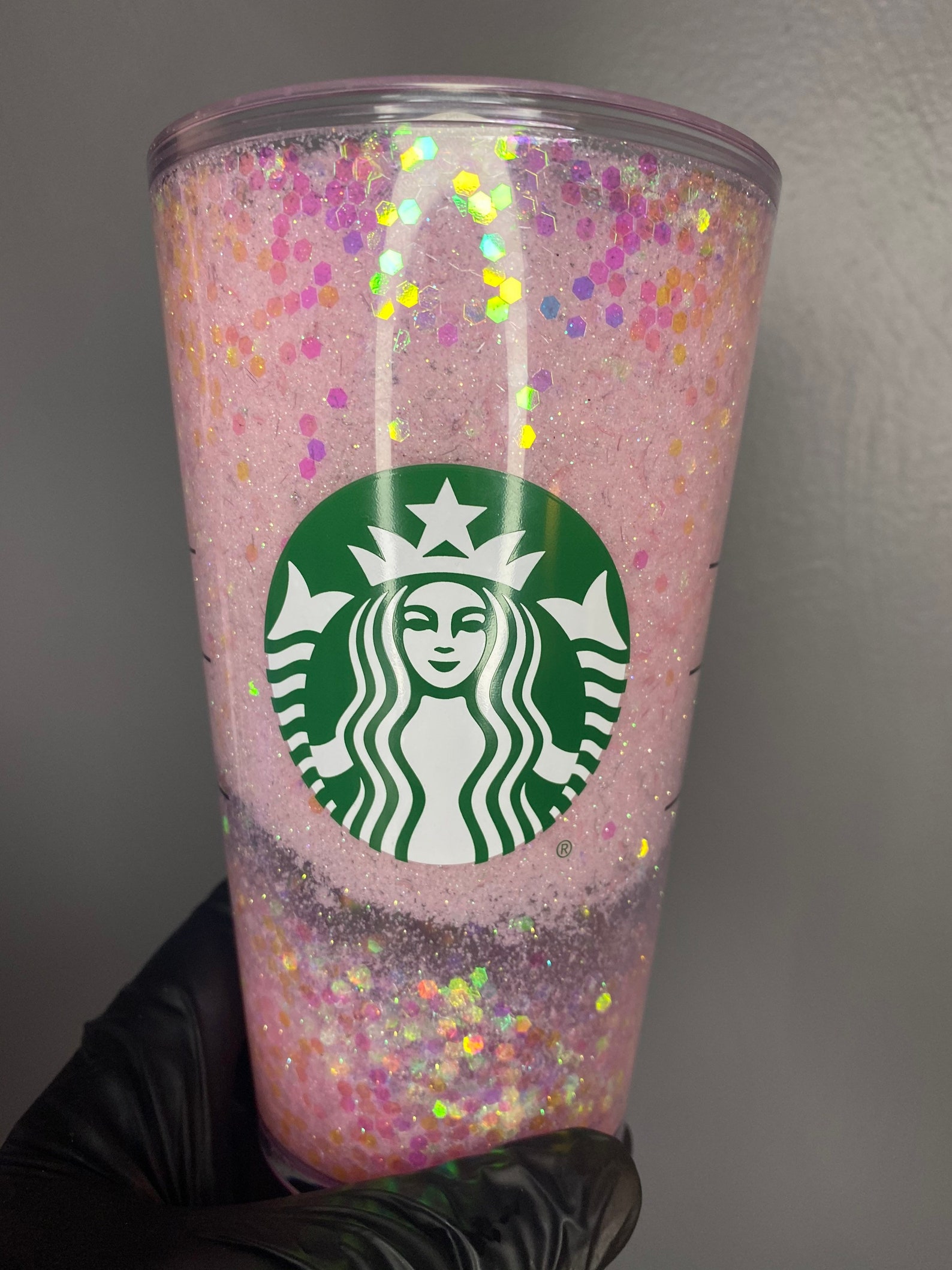 Pink Snow Globe Tumbler Etsy