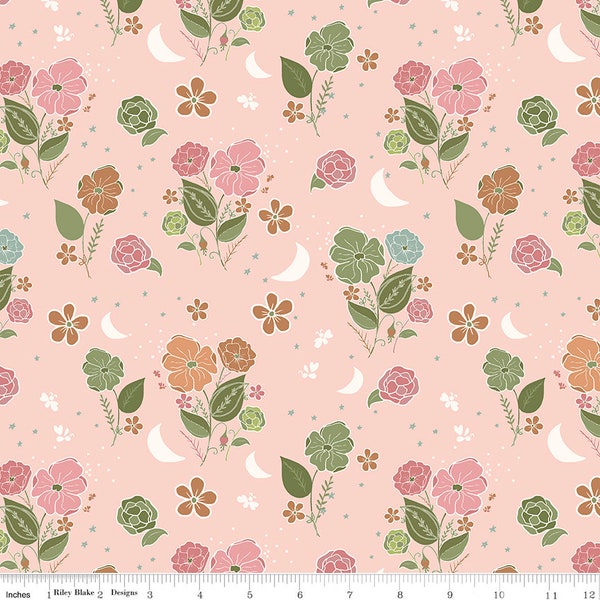 CLEARANCE Beneath the Western Sky - Pink - Design by Gracey Larson - Riley Blake Designs Fabric - C11190 - PINK