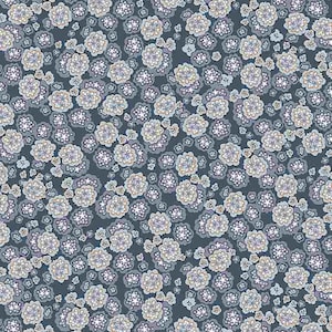 SALE Galactic Floral - Dear Stella Designs - Xanadu Collection - 100% Cotton - STELLA-2065 STONEWASH