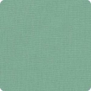 May include: A solid teal green fabric with a subtle woven texture.
