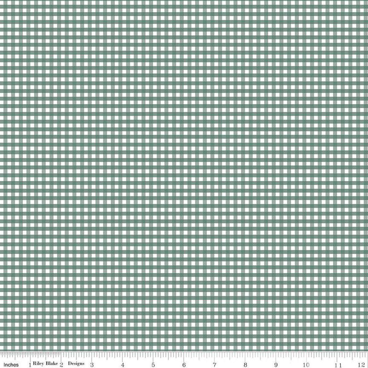 SALE 1/8" Small Gingham Lodge Pole - Gingham Collection - Riley Blake Designs Fabric - C440-LODGEPOLE