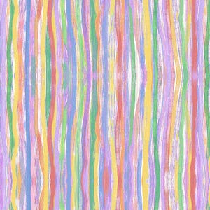 May include: Abstract artwork featuring vertical brushstrokes in a variety of colors, including pink, purple, yellow, green, and blue. The strokes have a slightly textured appearance, creating a vibrant and dynamic pattern. The overall effect is reminiscent of a watercolor painting.