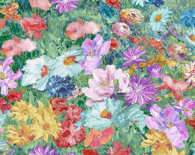SALE Impression Multi Floral - Timeless Treasures - Impression ...